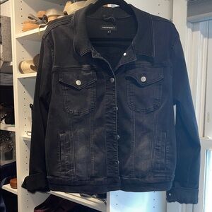 Prosperity Women's Black Denim Jacket